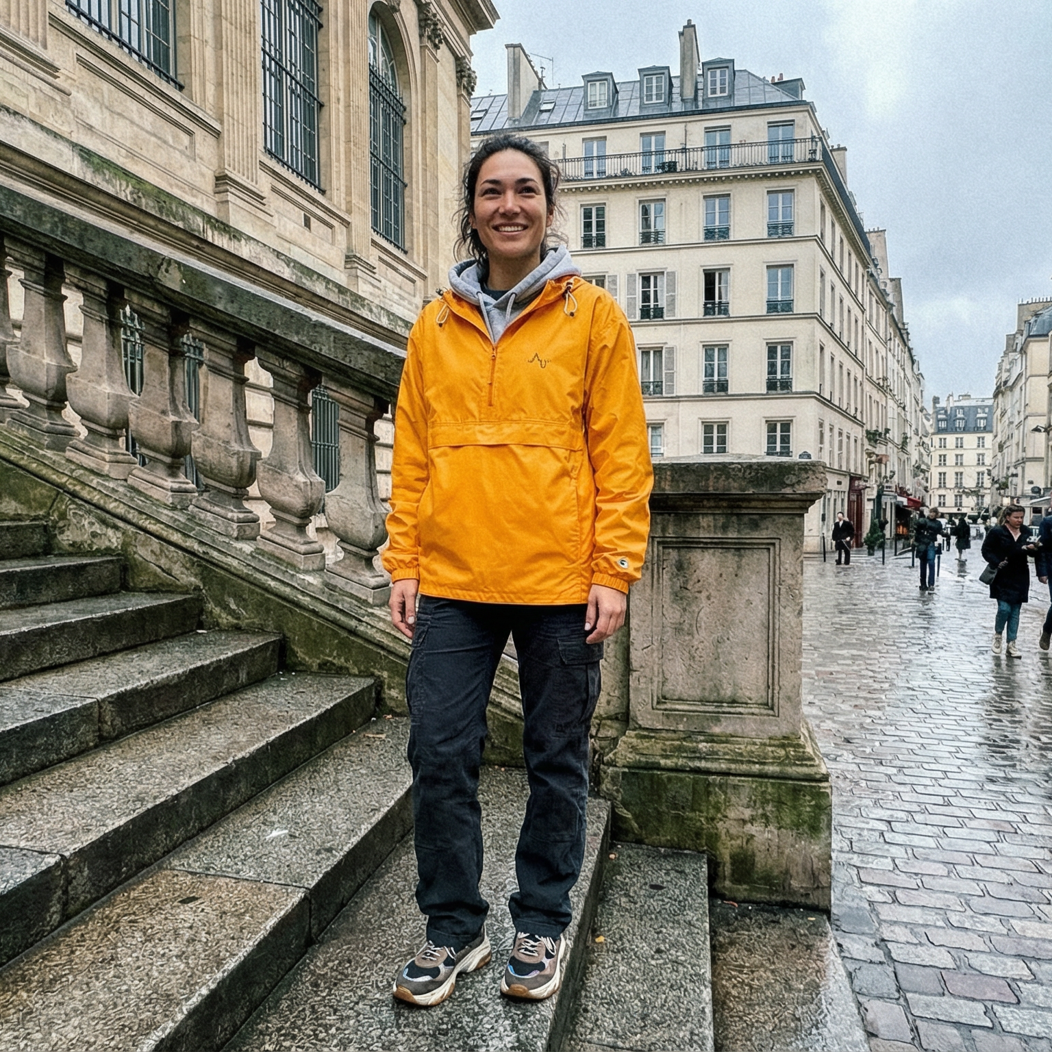 Embroidered Augmented x Champion Packable Jacket