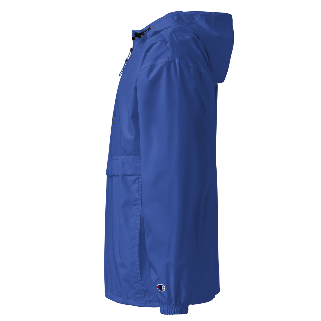 Embroidered Augmented x Champion Packable Jacket