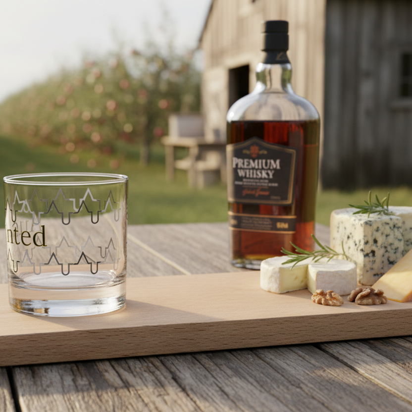 Whiskey Rocks Elevated Glass